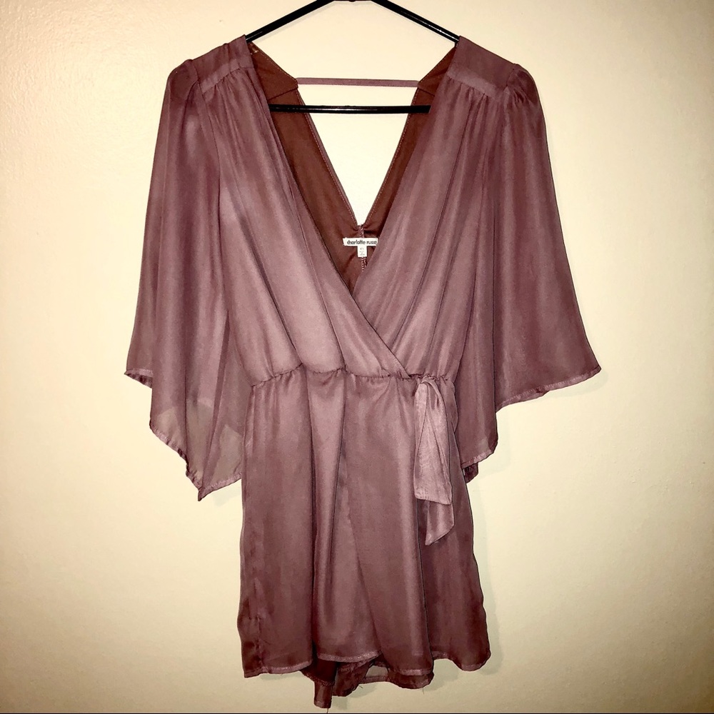 Pink Short Jumpsuit